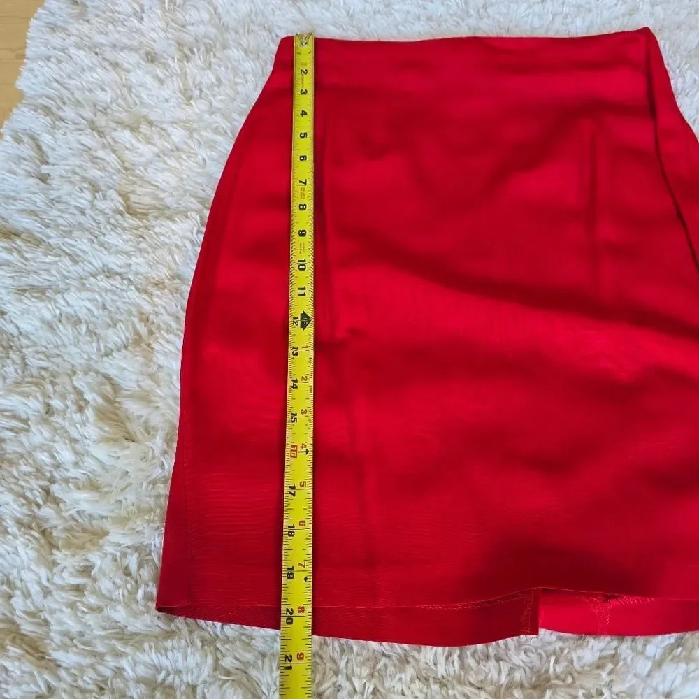 FRANCINE BROWER Women's Brazer Skirt Set Red‎ size 6 Vintage